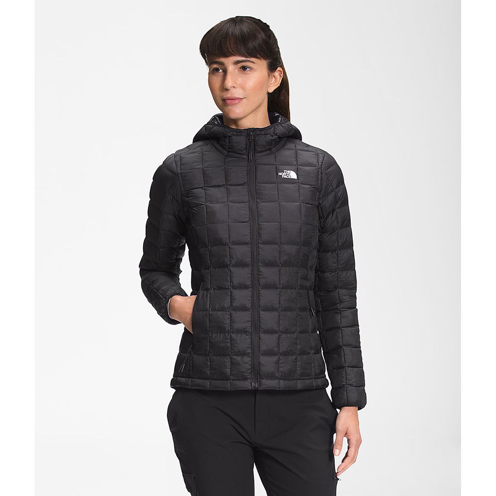 The North Face Hooded Jacket Womens Australia - The North Face Thermoball™ Eco Black (WJY-452196)